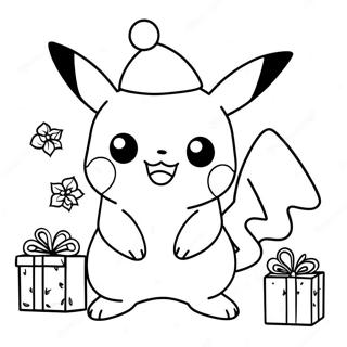 Swiateczna Kolorowanka Z Pikachu 100139-38786