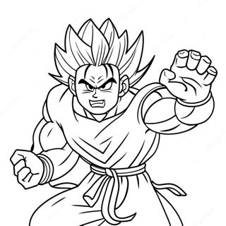 Gohan Bestia Kolorowanki