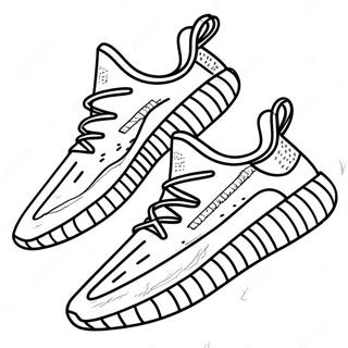Kolorowanka Z Klasycznymi Butami Yeezy 350 100270 38898