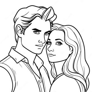 Strona Do Kolorowania Belli I Edwarda Ze Zmierzchu 100397 38999