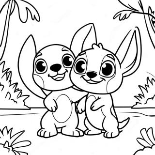 Lilo Stitch Kolorowanki