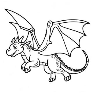 Straszny Ender Dragon W Locie Kolorowanka 100957-39431