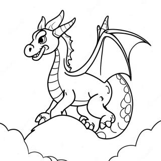 Wspanialy Ender Dragon Na Niebie Kolorowanka 100958-39435