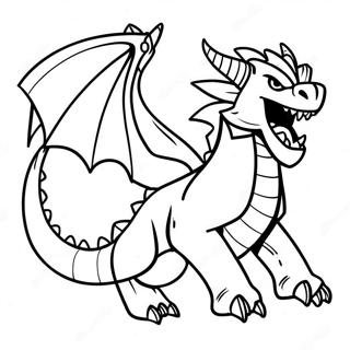 Ender Dragon Ryczacy Kolorowanka 100959-39440