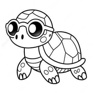 Kolorowanka Z Zolwiem Morskim W Okularach Przeciwslonecznych 101295-39704