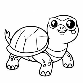 Żółw Morski Kolorowanki