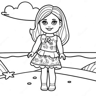 Barbie Chelsea Na Plazy Kolorowanka 101421 39910