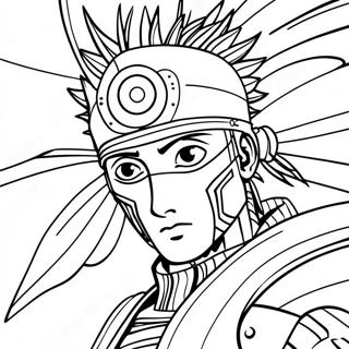 Kolorowanka Obito W Zbroi Bitewnej 101601-40044