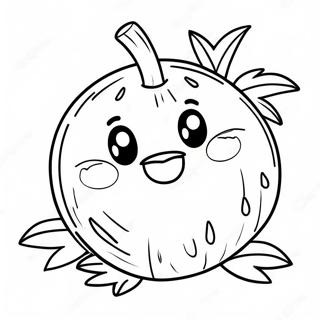 Kolorowanka Uroczy Kokos Z Usmiechem 101626 40060