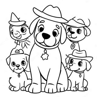 Szeryf Labrador Kolorowanki