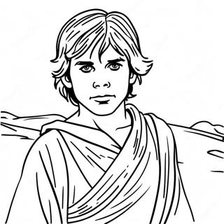 Mlody Luke Skywalker Na Tatooine Strona Do Kolorowania 102194-40507
