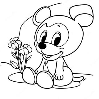 Kolorowanka Disney Z Zyczeniami Szybkiego Powrotu Do Zdrowia 102397-40654