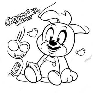 Kolorowanka Disney Z Wesolymi Postaciami Z Zyczeniami Szybkiego Powrotu Do Zdrowia 102398-40657
