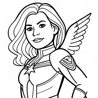 Kolorowanka Z Kapitanem Marvel I Gesia 102530-40767