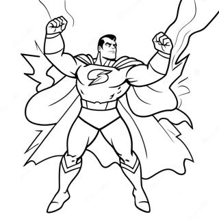 Shazam Z Blyskawicami Strona Do Kolorowania 102787 40966
