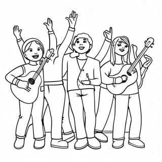 Kolorowanka Zwycieski Wystep Muzyczny 102814-40989