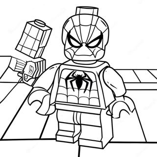 Spiderman Lego Kolorowanki