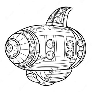 Fajna Kolorowanka Z Statkiem Kosmicznym Lego 103198-41285
