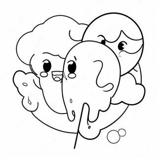 Kolorowanka Urocza Postac Waty Cukrowej 103457-41490