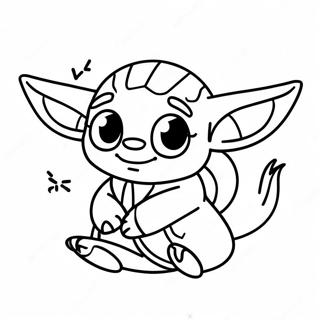 Zabawna Kolorowanka Z Szyciem I Baby Yoda 103790-41748