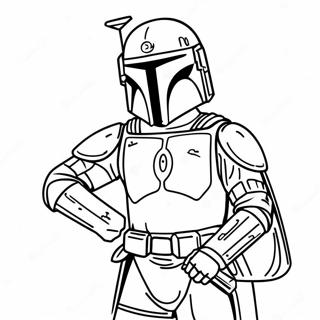 Boba Fett Kolorowanki