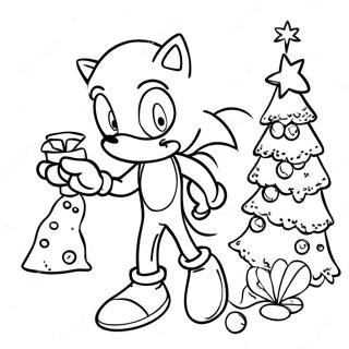 Sonic Dekorujacy Choinke Kolorowanka 104048-41946