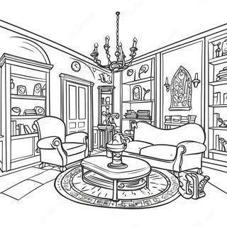 Kolorowanka Z Wspolnym Pokojem Slytherinu 104765 42502