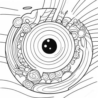 Kolorowanka Z Wirujaca Galaktyczna Czarna Dziura 105153-42808