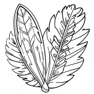 Kolorowanka Z Piorem Peleryny Power Up 105901-43404