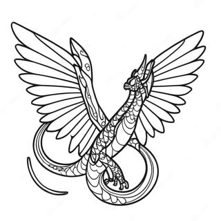 Kolorowa Kolorowanka Skrzydla Ognia Rainwing 106284-43689
