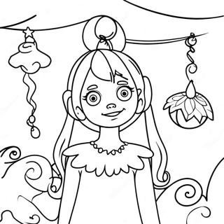 Kolorowanka Cindy Lou Who Z Przyjaciolmi Z Whoville 106442-43821