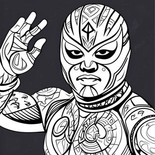 Kolorowanka Rey Mysterio 106719-44026