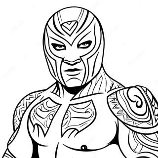 Kolorowanka Rey Mysterio 106719-44027