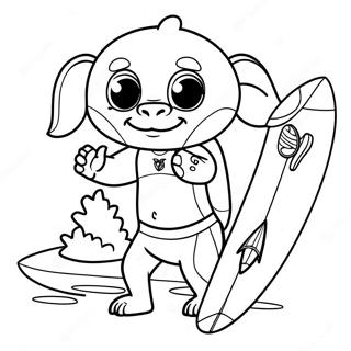 Zuma Z Deska Surfingowa Kolorowanka 107514-44661