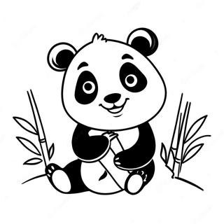 Szczesliwa Mimi Panda Jedzaca Bambus Kolorowanka 107539 44679