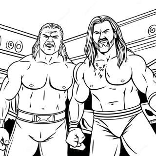 Kolorowanka Supergwiazdy Wwe W Akcji 107717-44813