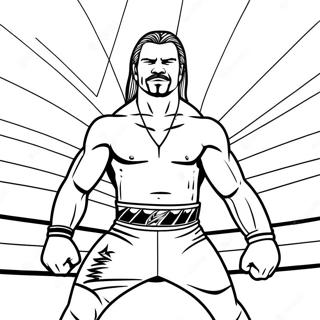 Kolorowanka Supergwiazdy Wwe W Akcji 107717-44814