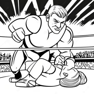Kolorowanka Supergwiazdy Wwe W Akcji 107717-44815