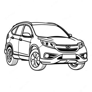 Kolorowanka Z Suv Em Honda Cr V 107899-44964