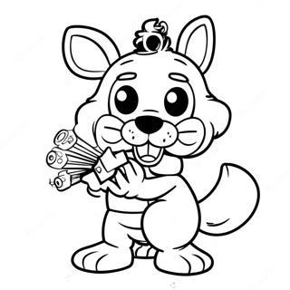 Postac Mangle Fnaf W Akcji Do Kolorowania 108101 45114