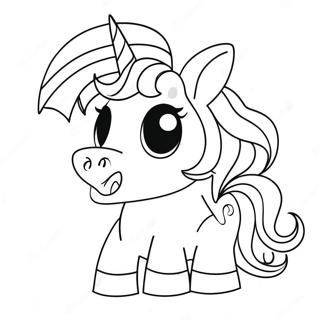 Urocza Kolorowanka Pop It Jednorozec 108128 45140