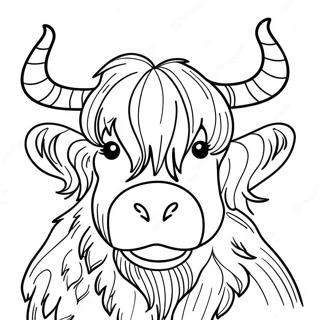 Kolorowanka Z Krowa Highland 108230-45212