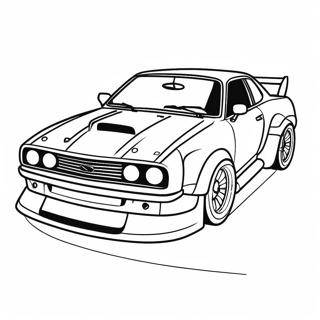 Kolorowanka Z Cool Samochodem Driftowym Wyscigowym 108283-45255