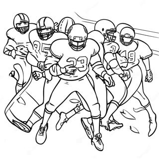Dynamiczna Kolorowanka Z Druzyna Futbolu Amerykanskiego 108671 45561