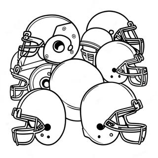 Dynamiczna Kolorowanka Z Druzyna Futbolu Amerykanskiego 108671 45564
