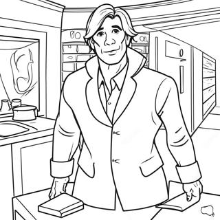 Mal W Auradon Prep Strona Do Kolorowania 109110-45966