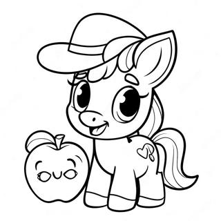 Uroczy Apple Jack W Kapeluszu Kolorowanka 109622-46358