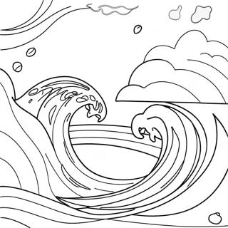 Kolorowanka Z Ekscytujacym Basenem Falowym 109776 46482