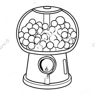Strona Do Kolorowania Z Maszyna Do Gumballow 109825-46515