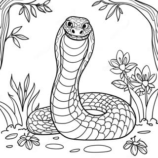 Waz W Ogrodzie Strona Do Kolorowania 109877 46560